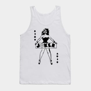 Poker Cards Lady Tank Top